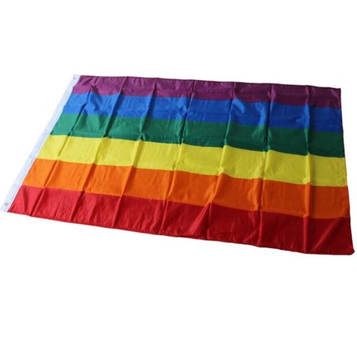 10 Pieces Rainbow Flag Polyester Gay Pride Flag with Brass Grommets Banner Hanging LGBT Flag For ac93ba0d fc56 45be 9ac0 80701efa60be - Omnisexual Flag™