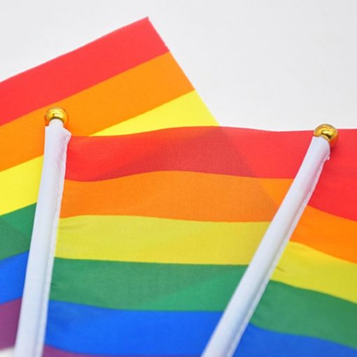 50 pcs Geminbowl Rainbow flag Hand Waving Gay Pride LGBT parade Les Bunting 14x21cm Geminbowl Brand 8546145a a46c 4caa 9f8f 8ac6066012b3 - Omnisexual Flag™
