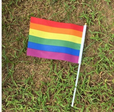 50 pcs Geminbowl Rainbow flag Hand Waving Gay Pride LGBT parade Les Bunting 14x21cm Geminbowl Brand 8780550e 095f 45be 8f62 b0eb52765d27 - Omnisexual Flag™