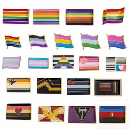 Gay Pride Intersex Pride Asexual Pride Bisexual Pansexual Genderqueer Transgender lapel pin badge 10pcs a lot b0bd6e2e 8593 4454 b14b ca45d1911119 - Omnisexual Flag™