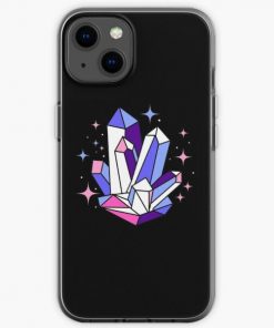 Omnisexual Pride Crystals Omnisexual Pride iPhone Soft Case RB1901 product Offical Omnisexual Flag Merch