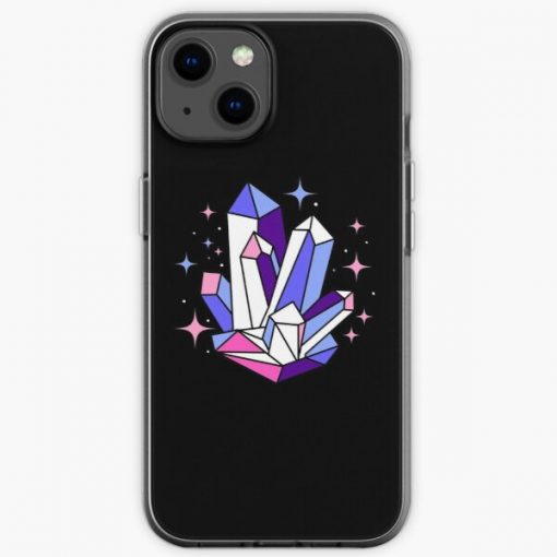 Omnisexual Pride Crystals Omnisexual Pride iPhone Soft Case RB1901 product Offical Omnisexual Flag Merch