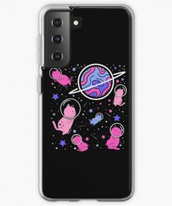 Omnisexual Cat In Space Omnisexual Pride Samsung Galaxy Soft Case RB1901 product Offical Omnisexual Flag Merch