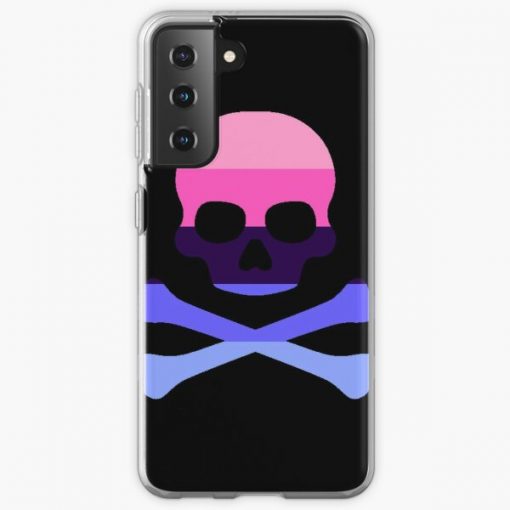 Pirate Jolly Rodger in Omnisexual Pride Flag Colors Samsung Galaxy Soft Case RB1901 product Offical Omnisexual Flag Merch