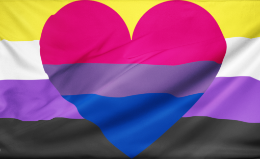nonbinarybiflag - Omnisexual Flag™