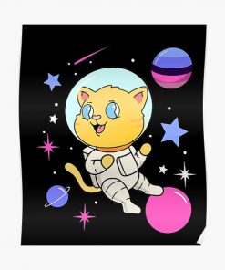 Omnisexual Cat In Space Omnisexual Pride Poster RB1901 product Offical Omnisexual Flag Merch