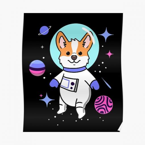 Omnisexual Corgi In Space Omnisexual Pride Poster RB1901 product Offical Omnisexual Flag Merch