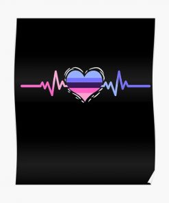 Omnisexual Heartbeat Omnisexual Pride Poster RB1901 product Offical Omnisexual Flag Merch