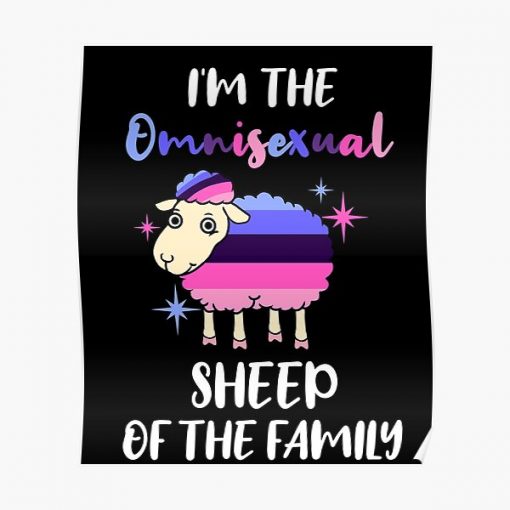 Im The Omnisexual Sheep Of The Family Omnisexual Pride Poster RB1901 product Offical Omnisexual Flag Merch