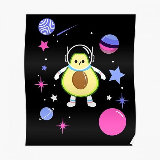 Omnisexual Avocado In Space Omnisexual Pride Poster RB1901 product Offical Omnisexual Flag Merch