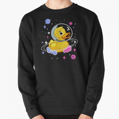 Omnisexual Duck In Space Omnisexual Pride Pullover Sweatshirt RB1901 product Offical Omnisexual Flag Merch