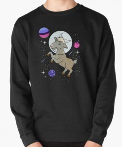 Omnisexual Goat In Space Omnisexual Pride Pullover Sweatshirt RB1901 product Offical Omnisexual Flag Merch