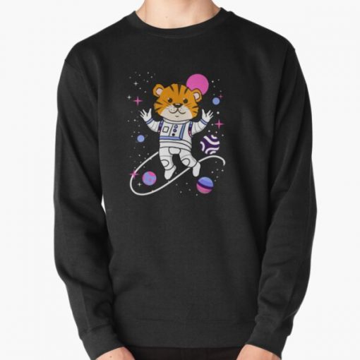 Omnisexual Tiger In Space Omnisexual Pride Pullover Sweatshirt RB1901 product Offical Omnisexual Flag Merch