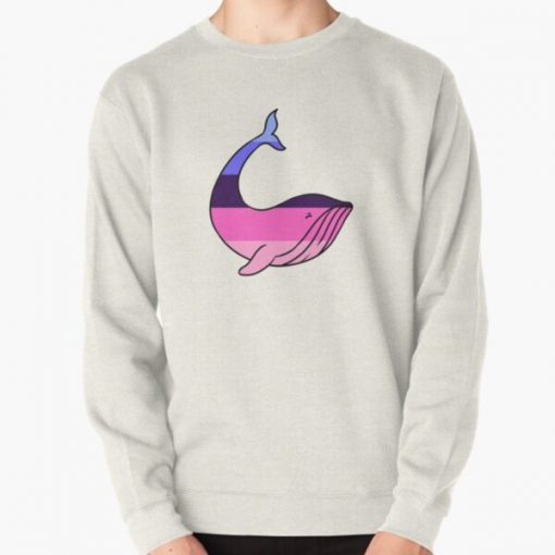 Omnisexual Pride Whale Pullover Sweatshirt RB1901 product Offical Omnisexual Flag Merch