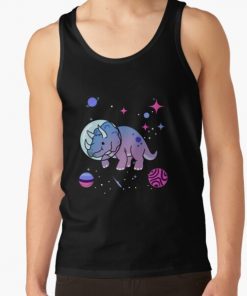 Omnisexual Triceratops In Space Omnisexual Pride Tank Top RB1901 product Offical Omnisexual Flag Merch