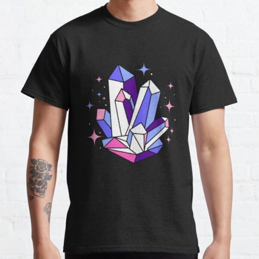 Omnisexual Pride Crystals Omnisexual Pride Classic T-Shirt RB1901 product Offical Omnisexual Flag Merch