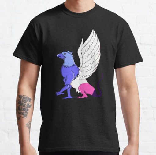Omnisexual Pride Gryphon Classic T-Shirt RB1901 product Offical Omnisexual Flag Merch