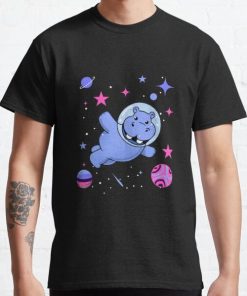 Omnisexual Hippo In Space Omnisexual Pride Classic T-Shirt RB1901 product Offical Omnisexual Flag Merch