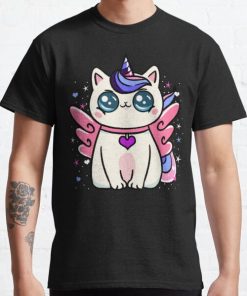 Omnisexual Caticorn Omnisexual Pride Classic T-Shirt RB1901 product Offical Omnisexual Flag Merch