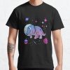 Omnisexual Triceratops In Space Omnisexual Pride Classic T-Shirt RB1901 product Offical Omnisexual Flag Merch