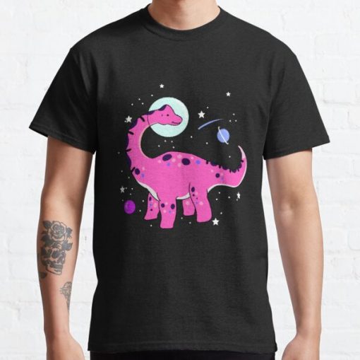 Omnisexual Brachiosaurus In Space Omnisexual Pride Classic T-Shirt RB1901 product Offical Omnisexual Flag Merch