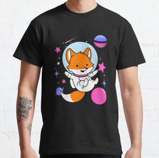 Omnisexual Fox In Space Omnisexual Pride Classic T-Shirt RB1901 product Offical Omnisexual Flag Merch