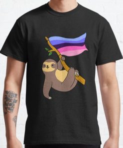 Omnisexual Sloth Omnisexual Pride Classic T-Shirt RB1901 product Offical Omnisexual Flag Merch