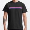 Minimal Omnisexual Stripe  Classic T-Shirt RB1901 product Offical Omnisexual Flag Merch