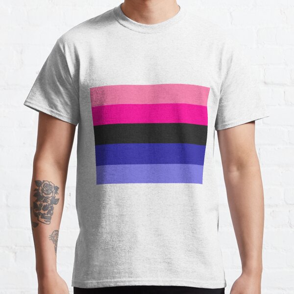 Omnisexual T-Shirts - Omnisexual pride flag Classic T-Shirt RB1901 ...