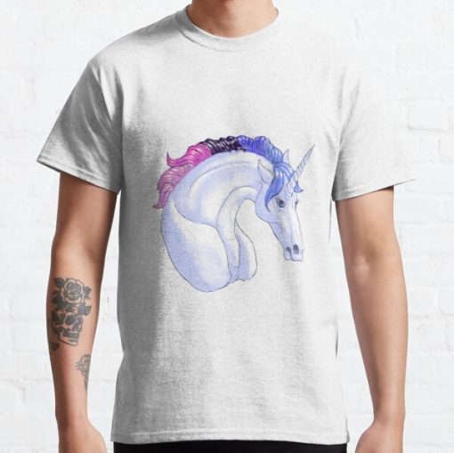 omnisexual pride unicorn Classic T-Shirt RB1901 product Offical Omnisexual Flag Merch