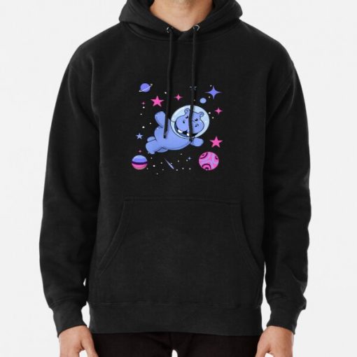 Omnisexual Hippo In Space Omnisexual Pride Pullover Hoodie RB1901 product Offical Omnisexual Flag Merch
