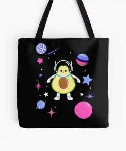 Omnisexual Avocado In Space Omnisexual Pride All Over Print Tote Bag RB1901 product Offical Omnisexual Flag Merch