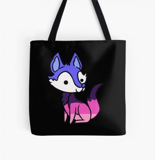 Omnisexual Pride Fox All Over Print Tote Bag RB1901 product Offical Omnisexual Flag Merch