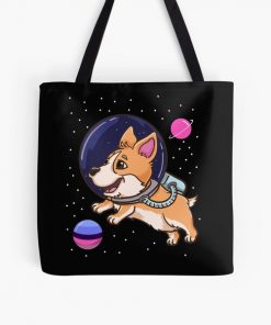 Omnisexual Corgi In Space Omnisexual Pride All Over Print Tote Bag RB1901 product Offical Omnisexual Flag Merch