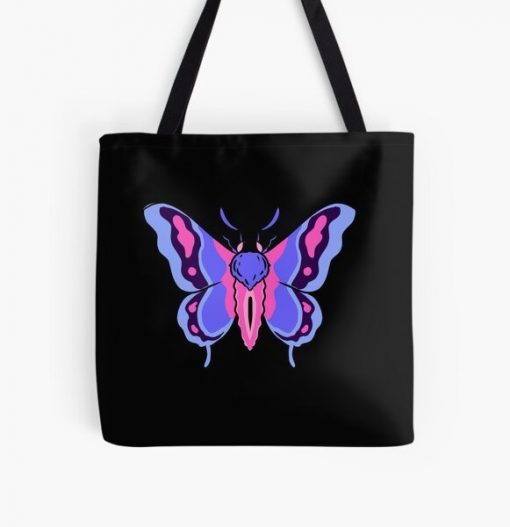 Omnisexual Pride Moth Omnisexual Pride All Over Print Tote Bag RB1901 product Offical Omnisexual Flag Merch