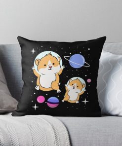 Omnisexual Hamster In Space Omnisexual Pride Throw Pillow RB1901 product Offical Omnisexual Flag Merch