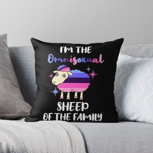 Im The Omnisexual Sheep Of The Family Omnisexual Pride Throw Pillow RB1901 product Offical Omnisexual Flag Merch