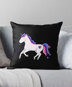 Omnisexual Pride Unicorn Omnisexual Pride Throw Pillow RB1901 product Offical Omnisexual Flag Merch