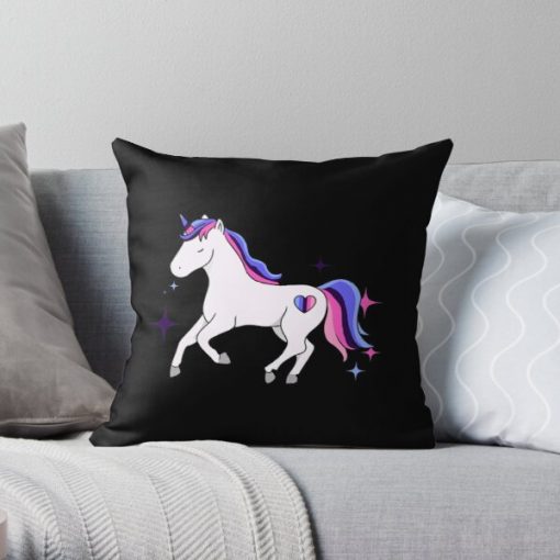Omnisexual Pride Unicorn Omnisexual Pride Throw Pillow RB1901 product Offical Omnisexual Flag Merch