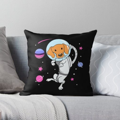 Omnisexual Dog In Space Omnisexual Pride Throw Pillow RB1901 product Offical Omnisexual Flag Merch