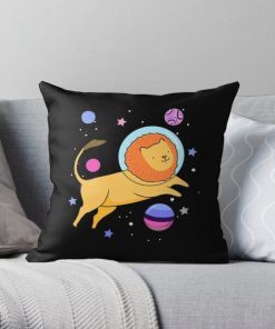 Omnisexual Lion In Space Omnisexual Pride Throw Pillow RB1901 product Offical Omnisexual Flag Merch
