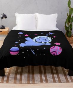 Omnisexual Hippo In Space Omnisexual Pride Throw Blanket RB1901 product Offical Omnisexual Flag Merch