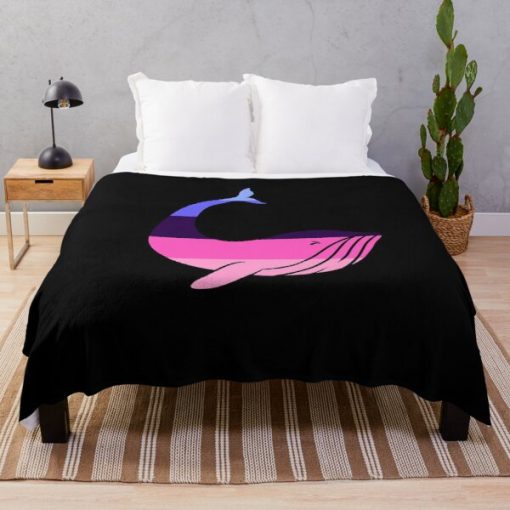 Omnisexual Pride Whale Throw Blanket RB1901 product Offical Omnisexual Flag Merch