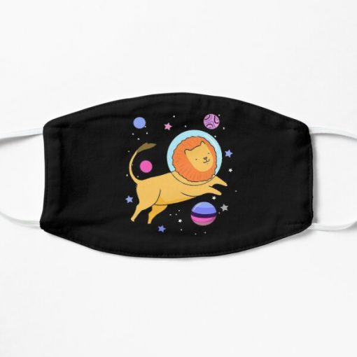 Omnisexual Lion In Space Omnisexual Pride Flat Mask RB1901 product Offical Omnisexual Flag Merch