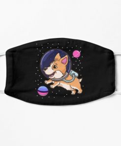 Omnisexual Corgi In Space Omnisexual Pride Flat Mask RB1901 product Offical Omnisexual Flag Merch
