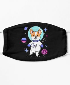 Omnisexual Corgi In Space Omnisexual Pride Flat Mask RB1901 product Offical Omnisexual Flag Merch