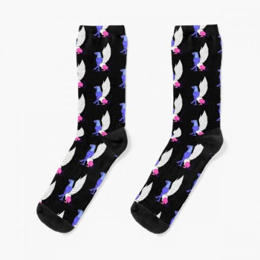 Omnisexual Pride Gryphon Socks RB1901 product Offical Omnisexual Flag Merch